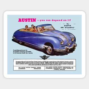 AUSTIN A90 ATLANTIC - advert Sticker